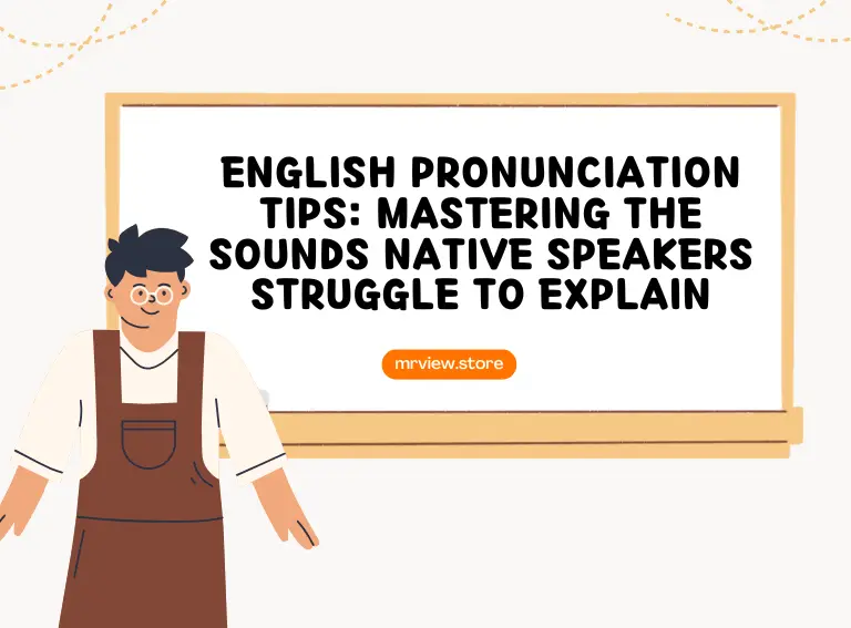 English pronunciation tips